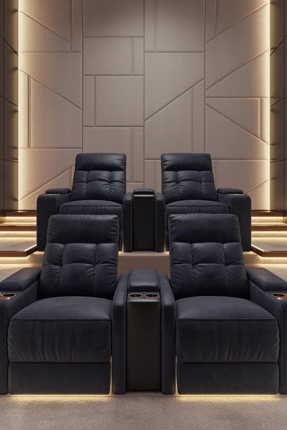 20 Amazing Home Theater Seating Ideas